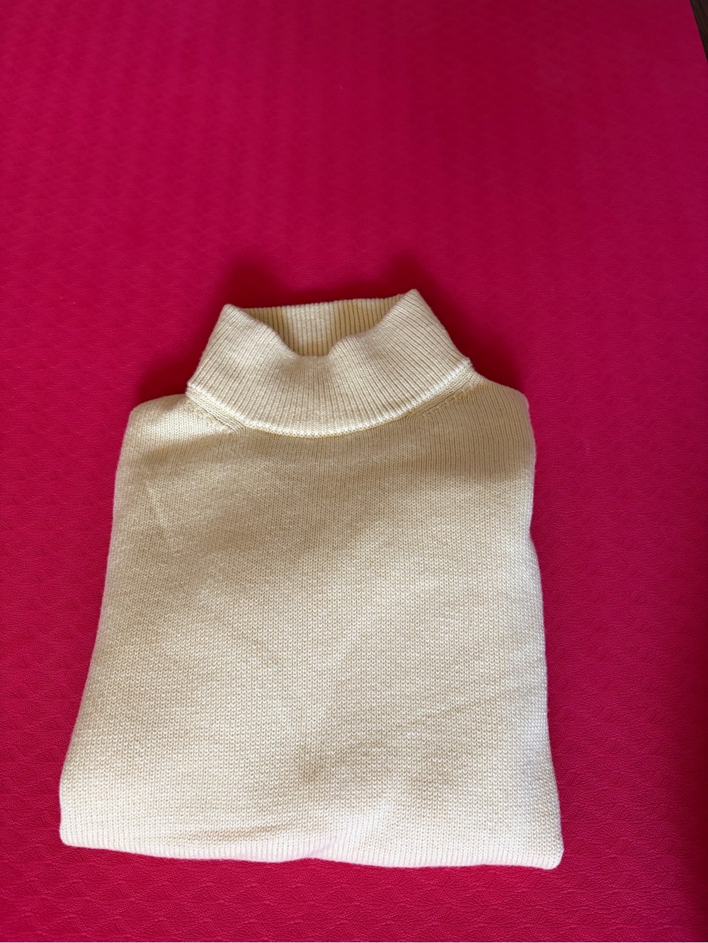 Wilfred Cream Turtleneck Sweater